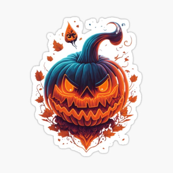 Jack O Lantern Halloween Sticker for iOS & Android