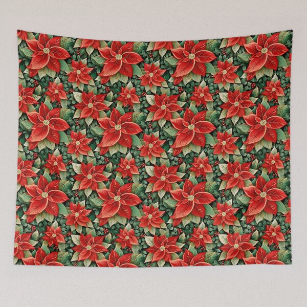 Item preview, Playful Poinsettias designed and sold by Moventur.