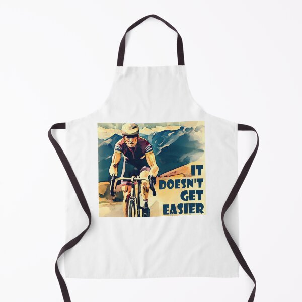 Item preview, It Doesn't Get Easier Cycling designed and sold by Esskay Designs.