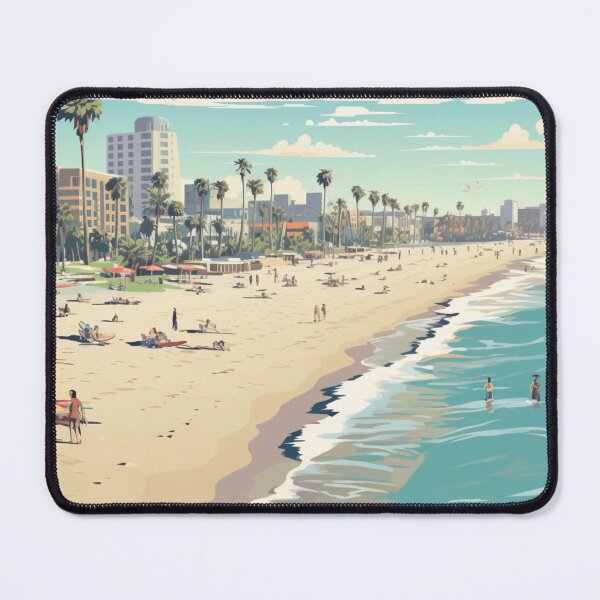 Item preview, A Vintage Travel Illustration of Long Beach - California - US designed and sold by GoodOldVintage.