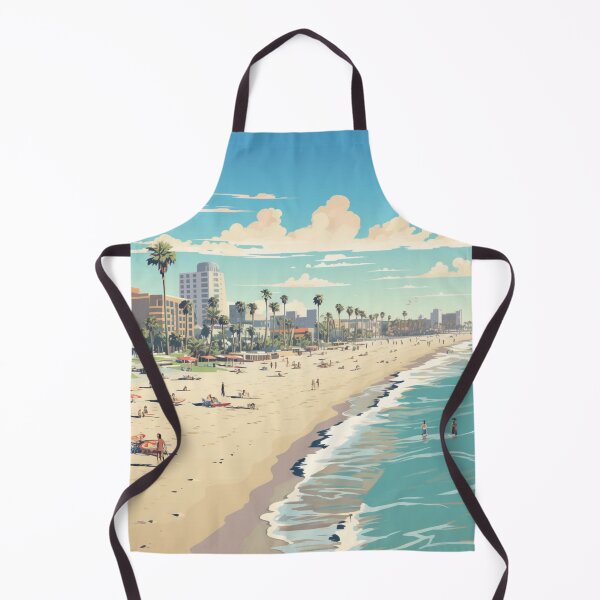 Item preview, A Vintage Travel Illustration of Long Beach - California - US designed and sold by GoodOldVintage.