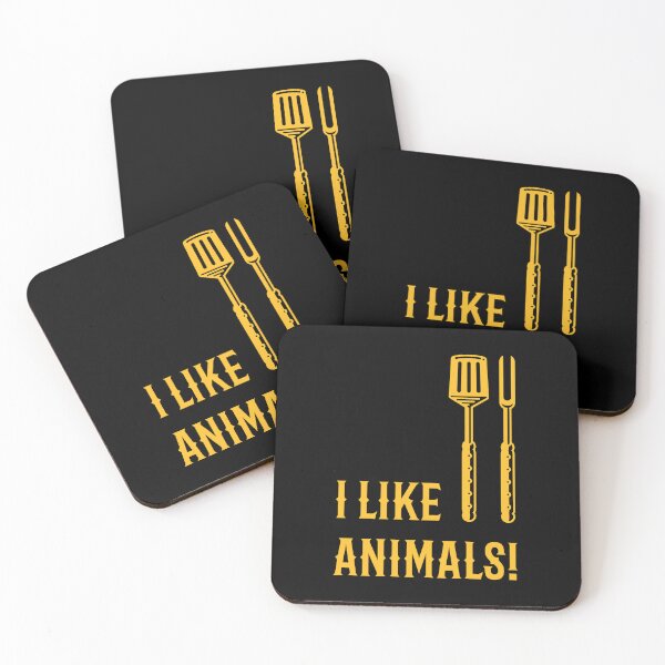 Item preview, I Like Animals! (Grill Cutlery / Gold) designed and sold by MrFaulbaum.
