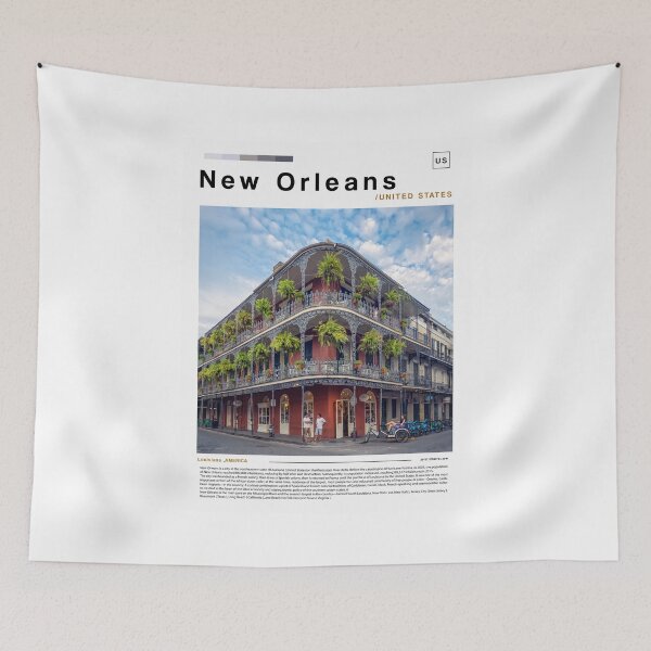 Item preview, New orleans Poster Landscape designed and sold by paulrommer.