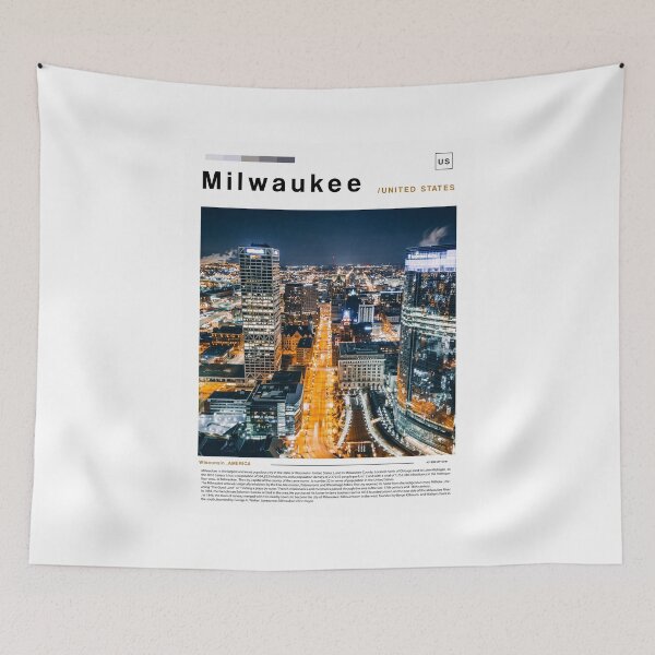 Item preview, Milwaukee Poster Landscape designed and sold by paulrommer.