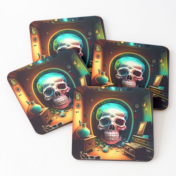 Item preview, Room Skull Art Print designed and sold by MajdoArt.