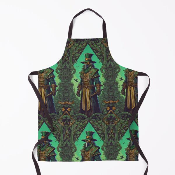 Artikelvorschau, Vintage Pestdoktor SCP-049 Halloween Illustration Steampunk Druckmuster Goth entworfen und verkauft von CoffeeIsATrip.