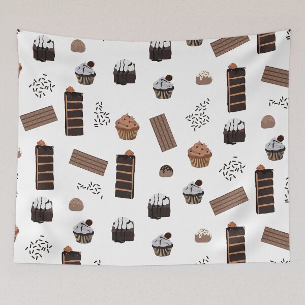 Item preview, Chocolate Theme Pattern designed and sold by idovedesign.