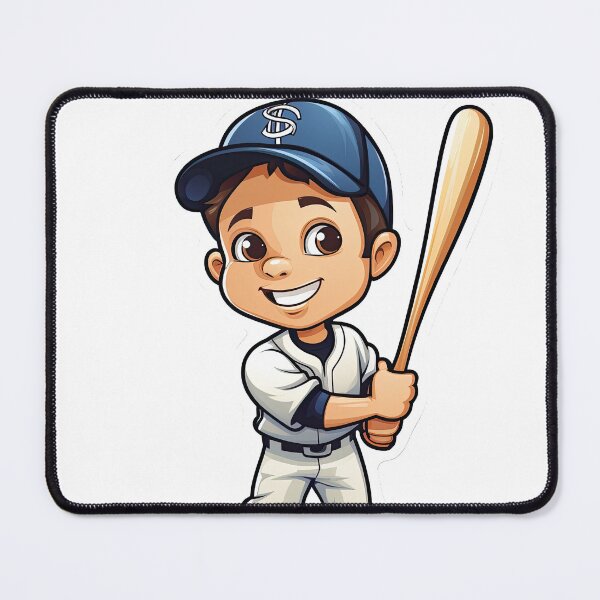 Item preview, Boy with a bat in a white suit designed and sold by abmkf.