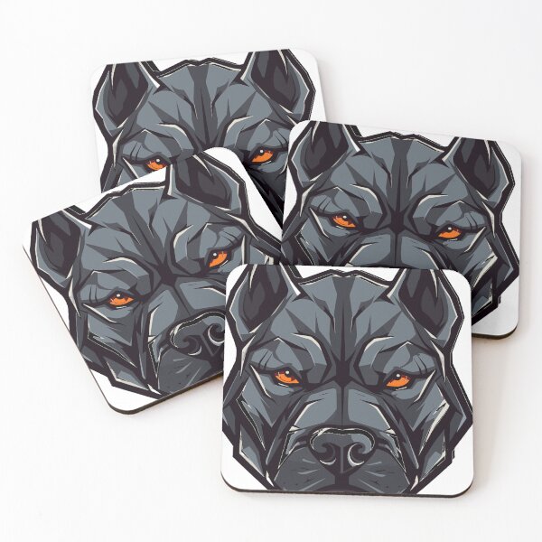 Item preview, pitbull head designed and sold by Flo974.