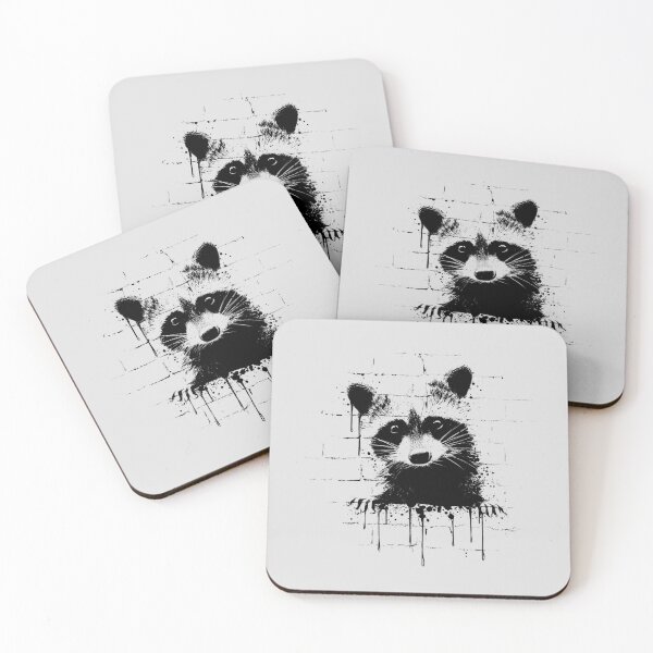 Item preview, Funky Urban Graffiti Street Art Raccoon designed and sold by Skizzenmonster.