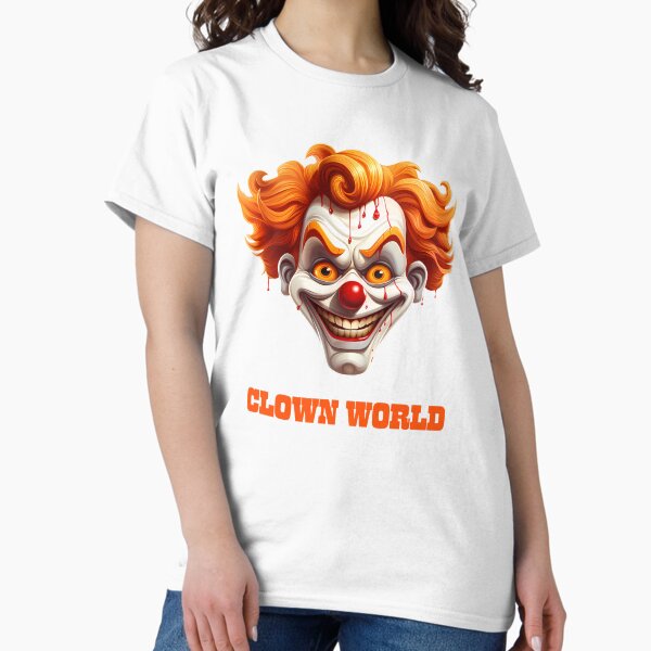 Item preview, Smiling Halloween creepy clown, Clown world designed and sold by cardsandmoreUG.