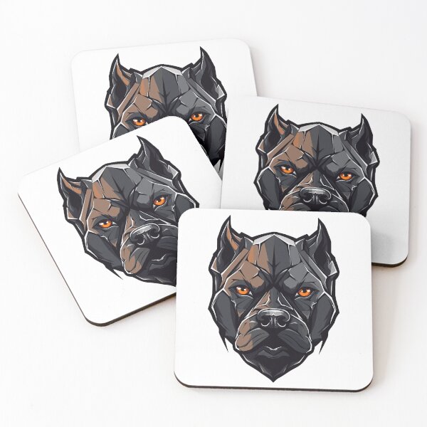 Item preview, pitbull head designed and sold by Flo974.