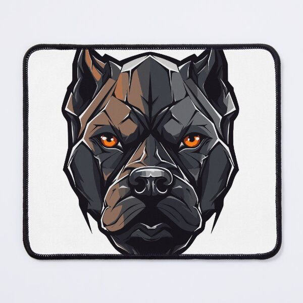 Item preview, pitbull head designed and sold by Flo974.