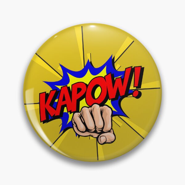 Item preview, KAPOW FIST PUNCH: Dynamic Action Art for Comic Enthusiasts and Superhero Fans designed and sold by PING 999 STUDIO.