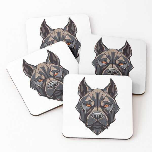 Item preview, pitbull head designed and sold by Flo974.