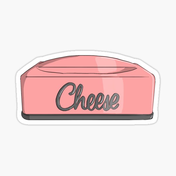 Gayware Cheese Box Vintage Sticker