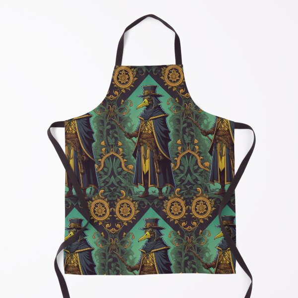 Artikelvorschau, Vintage Pestdoktor SCP-049 Halloween Illustration Steampunk Druckmuster Goth entworfen und verkauft von CoffeeIsATrip.
