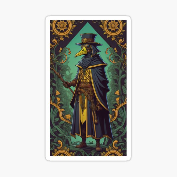Artikel-Vorschau von Vintage Pestdoktor SCP-049 Halloween Illustration Steampunk Druckmuster Goth, designt und verkauft von CoffeeIsATrip.