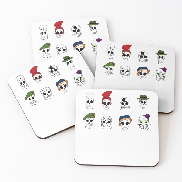 Item preview, Grim Fandango Skulls designed and sold by HarrisonAirPo.
