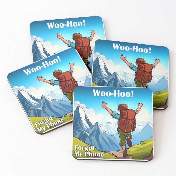 Item preview, Hiking Woo-Hoo Forgot My Phone designed and sold by Esskay Designs.
