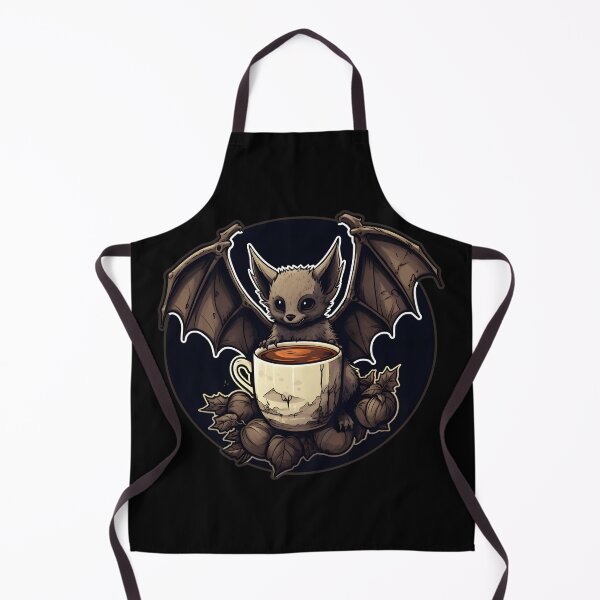 Item preview, Bat with cup of coffee/tea designed and sold by Anbe_design.
