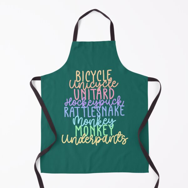 Item preview, Monkey Monkey Underpants Rainbow Fan Quote Black designed and sold by DovalinaRT.