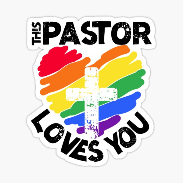 Item preview, This Pastor Loves You Pride Gay Parade LGBTQ  designed and sold by ciken007.