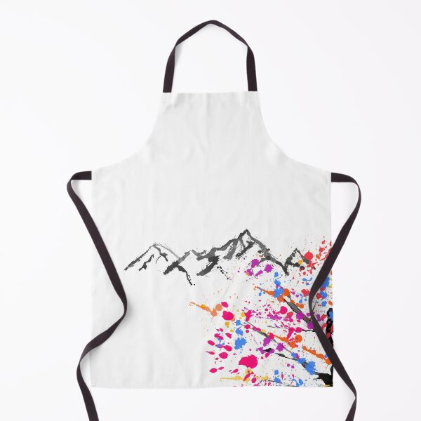 Item preview, Japanese Sakura Cherry Blossom Tree And Mountains Multi Colour Fine Art designed and sold by art-by-el-sid.