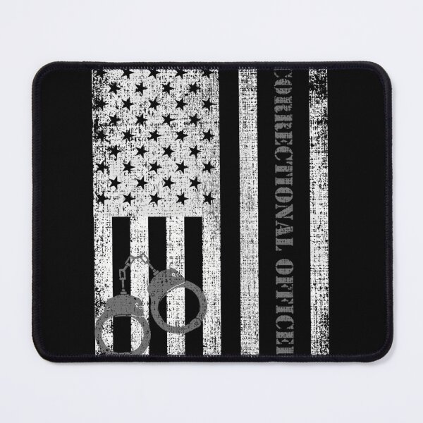 Item preview, Thin Line Correctional Prison Officer American Flag designed and sold by mtbcfqyhn23.