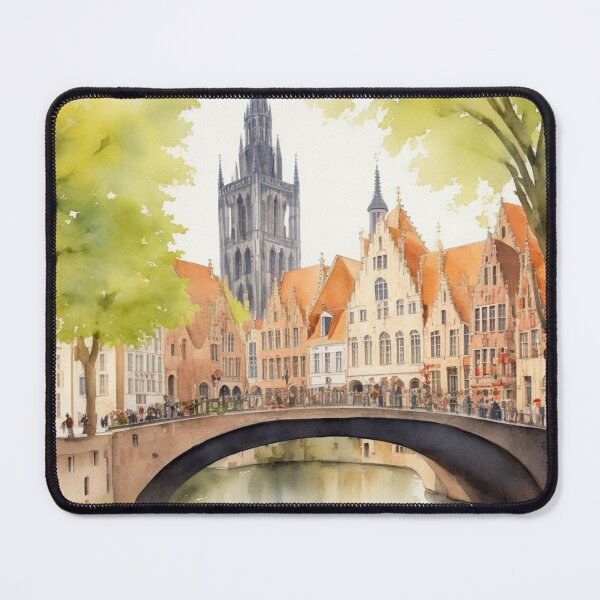 Item preview, Watercolor Design of Bruges - Belgium  designed and sold by Sketch-Shack.