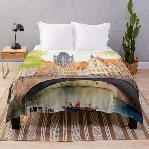 Item preview, Watercolor Design of Bruges - Belgium designed and sold by Sketch-Shack.