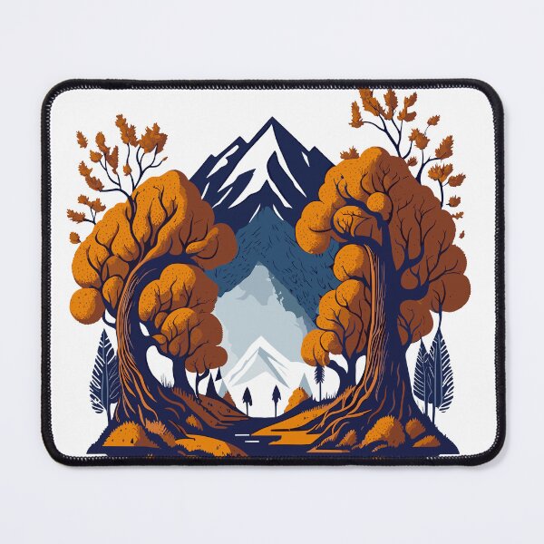 Item preview, Autumn landscape with mountains designed and sold by Garrulus glandarius.
