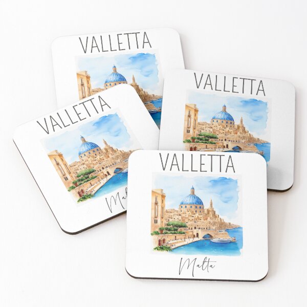 Item preview, Watercolor Design of Valletta - Malta  designed and sold by Sketch-Shack.