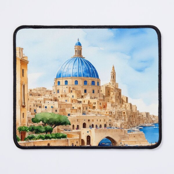 Item preview, Watercolor Design of Valletta - Malta designed and sold by Sketch-Shack.