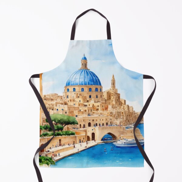 Item preview, Watercolor Design of Valletta - Malta designed and sold by Sketch-Shack.