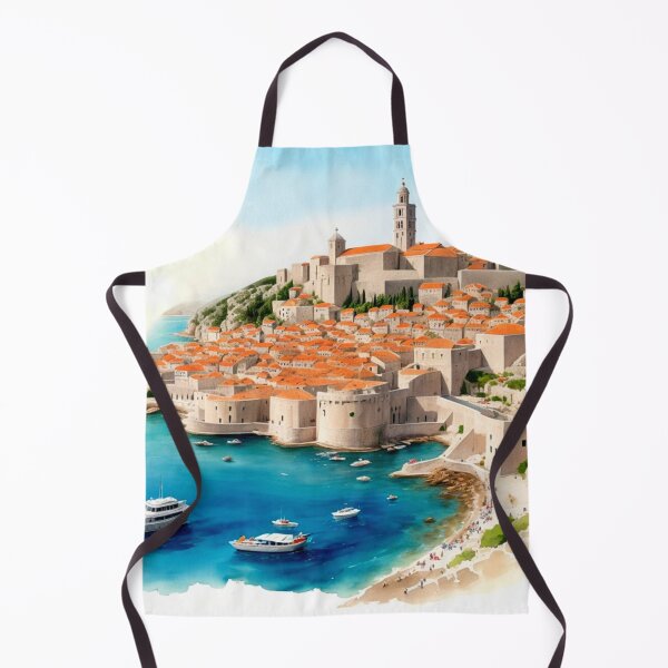 Item preview, Watercolor Design of Dubrovnik - Croatia designed and sold by Sketch-Shack.