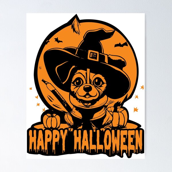 Item preview, Happy Halloween T-Shirt Design designed and sold by aieditto.