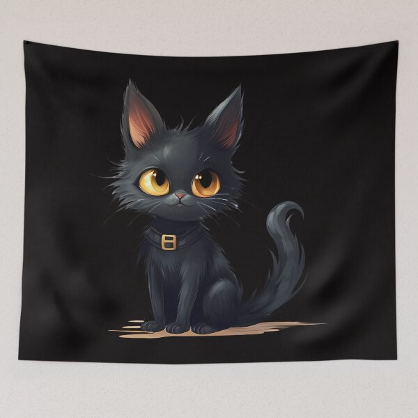 Item preview, Cute Black Cat designed and sold by Pablitto86.