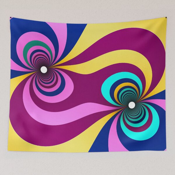 Item preview, Bold Groovy colored pattern with holes designed and sold by Robin3DT.