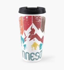 Retro Minnesota for Design Men Women and Kids Travel Mug