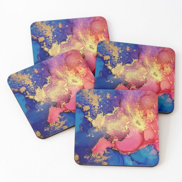 Aperçu de l'œuvre Alcohol ink créée et vendue par Art-Lempreinte.