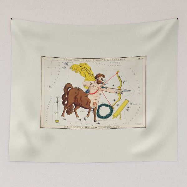 Item preview, Vintage 19th Century Sagittarius Zodiac Horoscope Sign designed and sold by JournalOfTales.