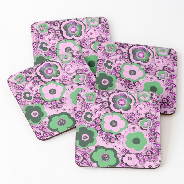 Item preview, Maximalist Floral Display Pressed Dried Flowers Abundance Lilac Purple Pink Green Mint Green designed and sold by Beachy.