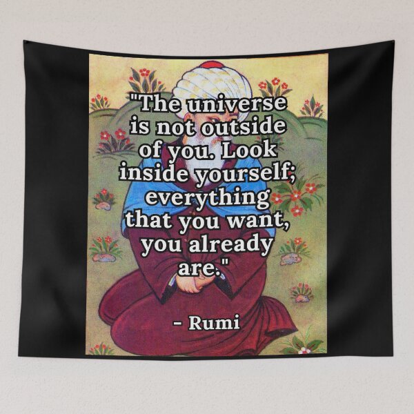 Item preview, Rumi Quote designed and sold by Beyond The Veil.