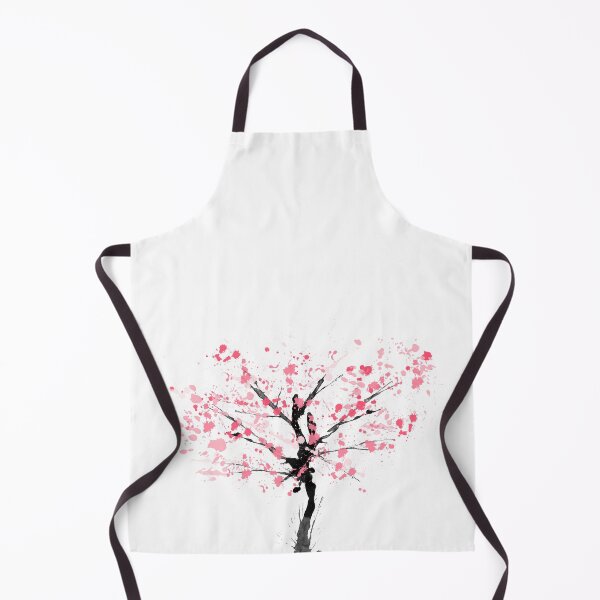 Item preview, Japanese Sakura Tree Pink Petals Ink Spatter Cherry Blossom designed and sold by art-by-el-sid.