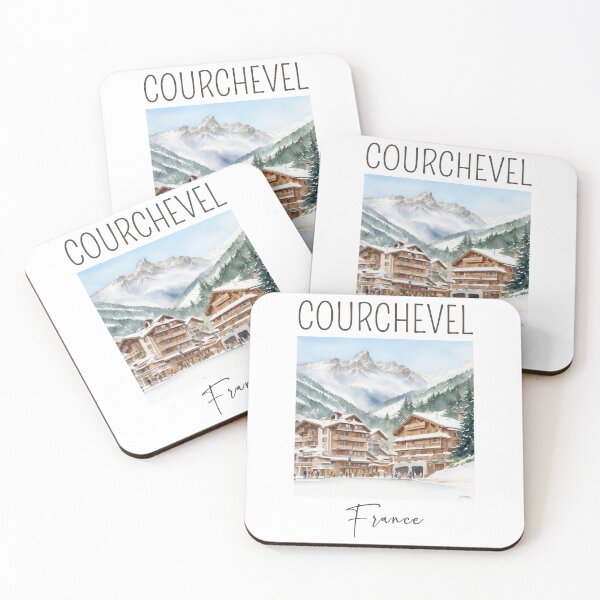 Item preview, Watercolor Design of Courchevel - France  designed and sold by Sketch-Shack.