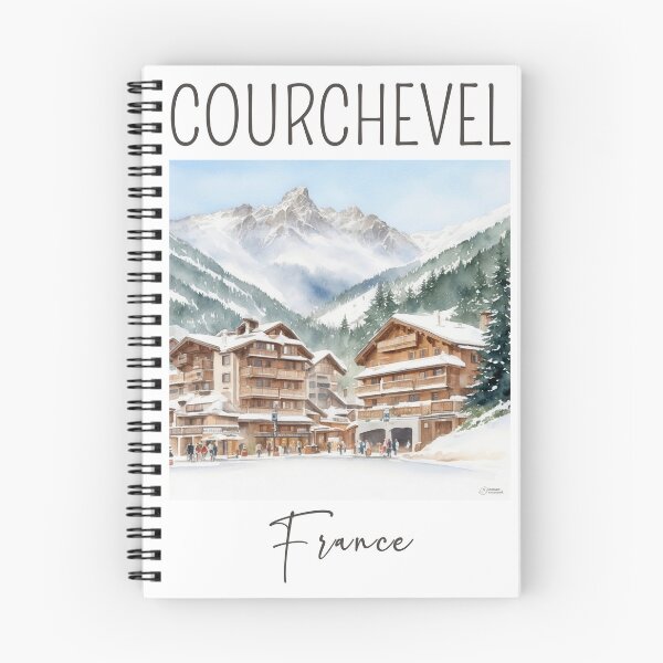 Item preview, Watercolor Design of Courchevel - France  designed and sold by Sketch-Shack.