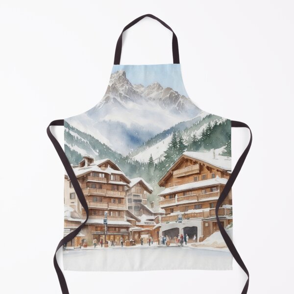 Item preview, Watercolor Design of Courchevel - France designed and sold by Sketch-Shack.