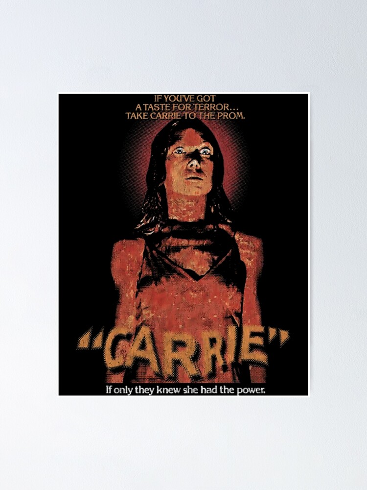 carrie movie, Brian De Palma, Stephen King, Horror Poster for Sale by  MassoStyle