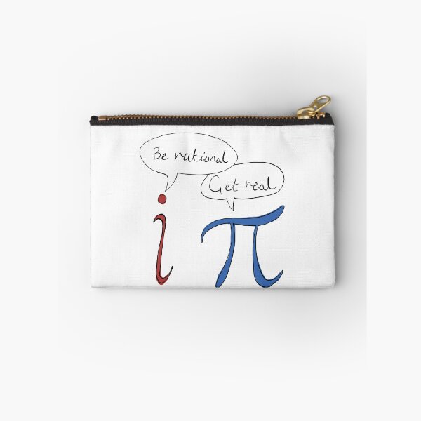 Item preview, Imaginary vs Pi: 'Be Rational, Get Real' Math Pun Shirt designed and sold by stilo29.